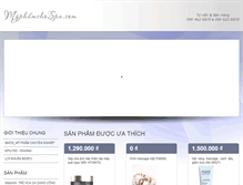 Tablet Screenshot of myphamchospa.com